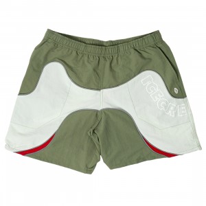 Ice Cream Men Lime Shorts (green / white)