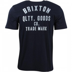 Brixton Men Woodburn Premium Tee (navy)