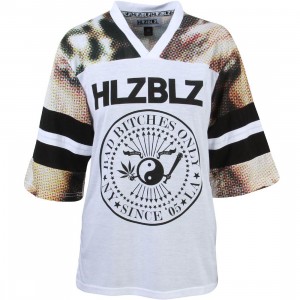 HLZBLZ Women Varsity Bitch Jersey (white)