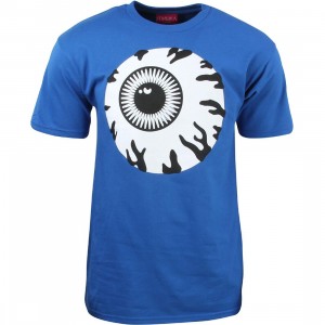 Mishka Men Monochrome Keep Watch Tee (blue / royal blue)