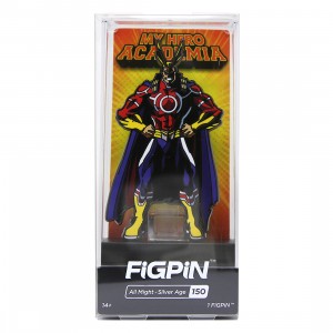 FiGPiN My Hero Academia All Might Silver Age #150 (red)