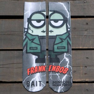 BAIT x Minion Monsters Men FrankenBob Socks (green) 1S