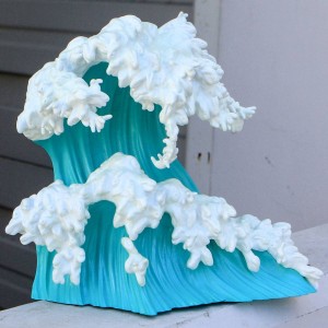 BAIT x Kozyndan x Munky King Uprisings Turquoise Vinyl Sculpture - Convention Exclusive (teal / white)