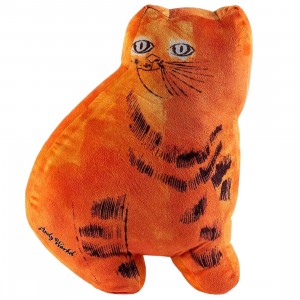 Kidrobot Andy Warhol Orange Sam The Cat Plush (orange)