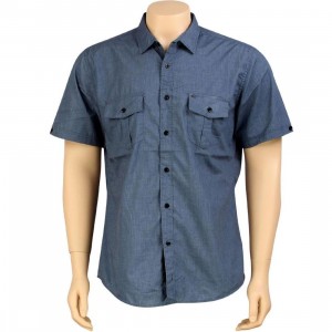 KR3W Quincy Short Sleeve Shirt (blue)