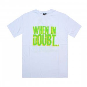 K1X When In Doubt Tee (white / green / yellow)