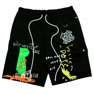 Lifted Anchors Men Santana Cargo Shorts (black)