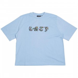 Lazy Oaf Women Lazy Flowers Tee (blue)