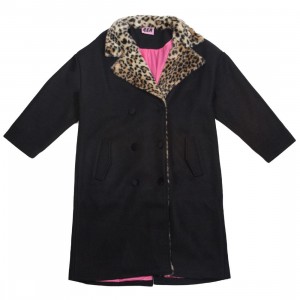 Lazy Oaf Women Screw You Oversized Coat (black)