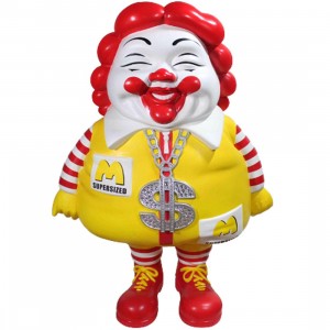 MINDstyle x Ron English McSupersized 4 Foot Statue (yellow / red)