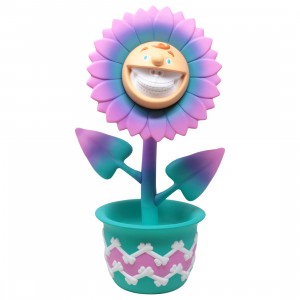 BAIT Exclusive x Made By Monsters X MINDstyle x Ron English Growing Charlie Grin Figure (teal / magenta / cyan)