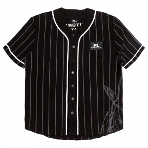Futura Laboratories Men Pointman Baseball Jersey (black)
