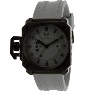 Meister Chief Rubber Strap Watch (black / grey)
