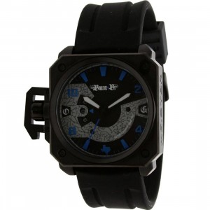 Meister Chief Rubber Strap Watch - Bun B LTD (black / blue) - PYS.com Exclusive