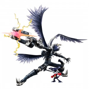 MegaHouse Digimon G.E.M. Series Beelzebumon And Impmon Figure Re-Run (black)