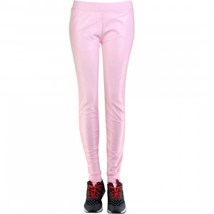 Married To The Mob Faux Leather Jogger Pants (pink)
