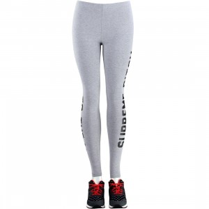 Married To The Mob Women Supreme Bitch Leggings (gray / heather gray)