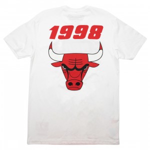 Mitchell And Ness Men NBA Chicago Bulls Finals 1998 Tee (white)