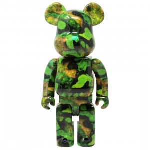 Medicom Pushead #6 400% Bearbrick Figure (green)