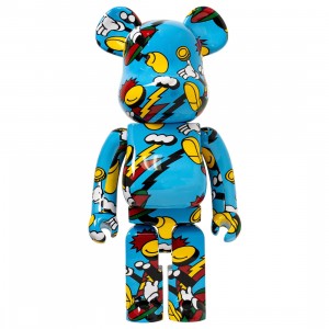 Medicom Grafflex Arts 1000% Bearbrick Figure (blue)