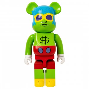 Medicom Keith Haring Andy Mouse 1000% Bearbrick Figure (green)