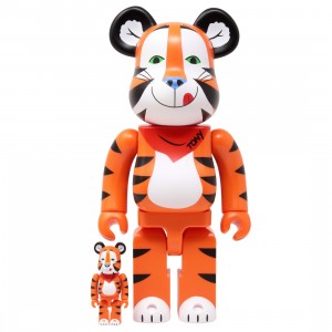 Medicom Kellogg's Tony The Tiger Vintage Ver. 100% 400% Bearbrick Figure Set (orange)