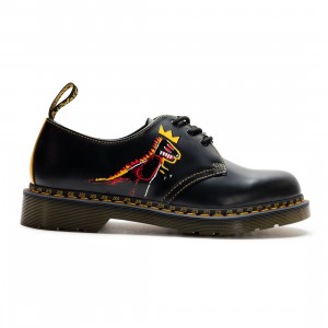 Dr. Martens Men 1461 Basquiat II Boots (black / dms yellow pez smooth / smooth)