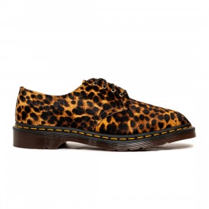 Dr. Martens Men Smiths Dress Shoes (brown / micro leopard hair on)