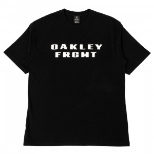 Oakley x Fragment Design Men Hiroshi Fujiwara Short Sleeve Tee (blackout)