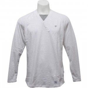 Orisue Doan Long Sleeve Awesome Knit Tee (white)