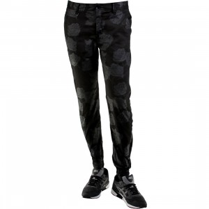Publish Arion Floral Silhouette Jogger Pants (black)