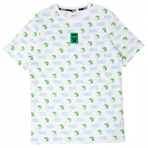 Puma x Minecraft Men AOP Tee (white)