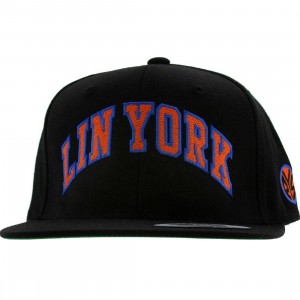 PYS Lin York Snapback Cap - LIN 17 Collection (black / black / orange / blue)