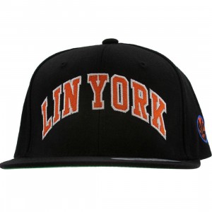 PYS Lin York Snapback Cap - LIN 17 Collection (black / black / orange / white)