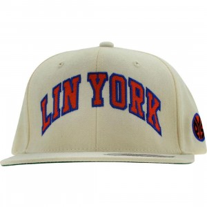 PYS Lin York Snapback Cap - LIN 17 Collection (natural / natural / orange / blue)