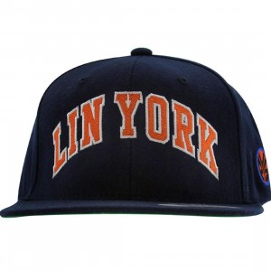 PYS Lin York Snapback Cap - LIN 17 Collection (navy / navy / orange / white)