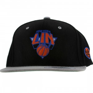 PYS New York Lin Snapback Cap - Jeremy basketball 17 Collection hat(black / grey / orange / blue)