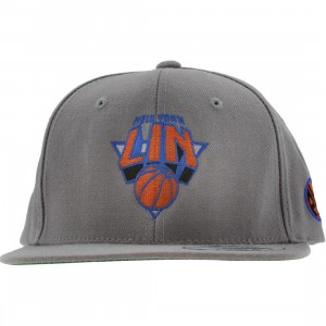 PYS New York Lin Snapback Cap - LIN 17 Collection (grey / grey / orange / blue)