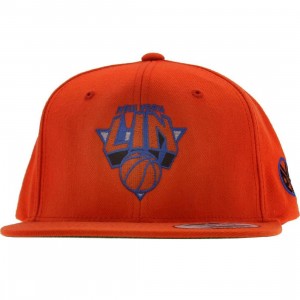 PYS New York Lin Snapback Cap -Jeremy basketball 17 Collection hat (orange / orange / orange / blue)