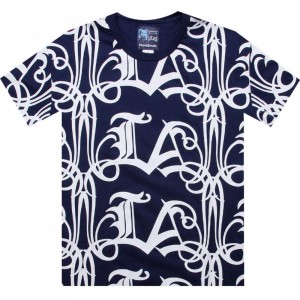 Reebok x Rolland Berry Los Angeles All Over Tee (navy)