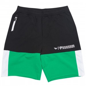 Paper Planes Men Collide Shorts (green / black)
