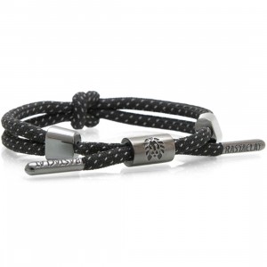 Rastaclat Night Hawk Knotted Lace Bracelet (black / 3m)