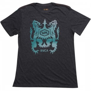 RVCA Static Crest Tee (black)