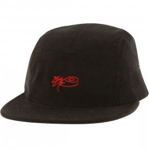 SSUR Signature 5 Panel Camp Adjustable Cap (black / red)