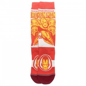 Stance x Marvel Iron Man Men Iron Man Marquee Socks (red)
