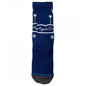 Stance Men LA Dodgers Sister Socks (blue)