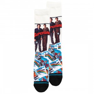 Stance x Superbad Men Superbad Socks (white / multi)