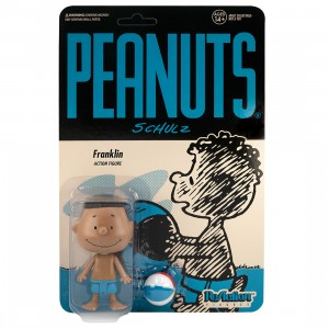 Super7 Peanuts Franklin Reaction Figure (gray)