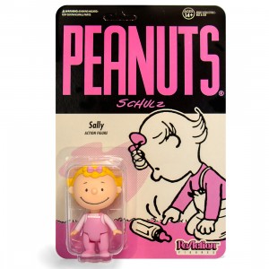 Super7 Peanuts PJ Sally Reaction Figure (pink)