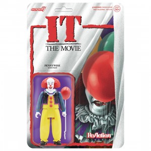 Super7 IT Pennywise Clown Reaction Figure (white / yellow)